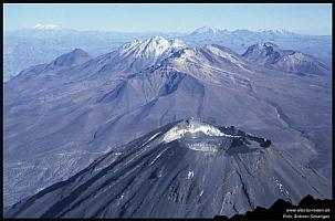 Misti Vulkan Flugbild