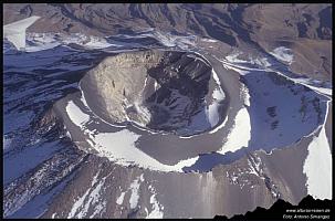 Misti Vulkan Krater